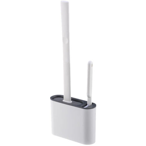 Brosse WC Mural,Brosses De Toilette Et Supports,Brosse Loo,Brosse Toilette Silicone Plate (1/5)