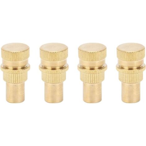 Dégonfleur Automatique de Pneu, 4 Pièces Laiton Outil de Noyau de Valve de Pneu Accessoire de Pneu de Roue Automatique pour Pneus, Voiture, Camion, Moto, et VTT (1/5)