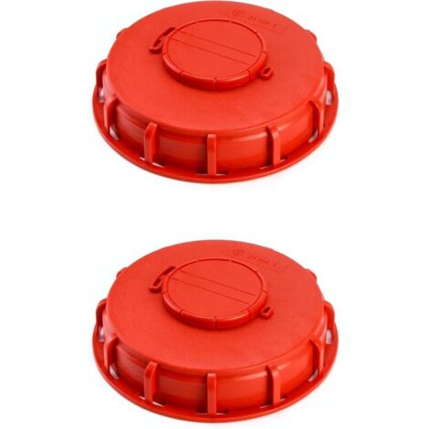 Couvercle en plastique de 16 cm pour réservoir d'eau de 1 000 L avec trous de ventilation (A, 2 pièces) (1/5)