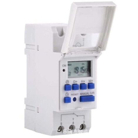 Bardusch-LCD Minuterie Programmateur horaire électrique hebdomadaire Numérique Timer Interrupteur 15A(220V) (1/3)