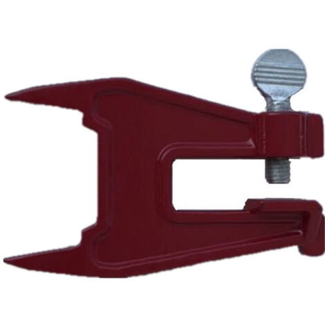 Bardusch-Étau d’affûtage pour chaîne de tronçonneuse, étau de souche Pince de Serrage pour tronçonneuse Accessoires de scie à chaîne,rouge,612.5cm (1/4)