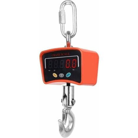 Bardusch-Mini haute précision Échde grue numérique numérique LCD rétroéclairage de la rétroéclairage de la précision industriÉchde crochet électronique (Size : 500kg/0.1kg) (1/5)