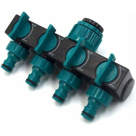 Bardusch-Répartiteur de Tuyau d'arrosage 3/4"diviseur de Robinet Le connecteur Connecteur de Tuyau Séparateur de buse Connecteurs de Robinet Confortable pour Le Jardin et la Vie à la Maison (1/5)