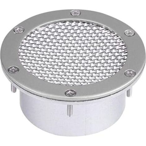 Bardusch-Entrées d'air de Voiture, Entrée d'air de Pare-Chocs de Grille de Conduit d'air de Voiture de Course Universelle pour Prise d'air Froid (Argent) (1/5)