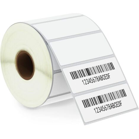 Bardusch-1 Rouleau Étiquettes Thermiques du Adresse et Dossier de Fichiers, 70mm x 20mm, Adhésif Premium et Perforé[1 Rouleau, 2000 Étiquettes]