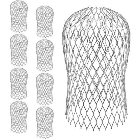 Bardusch-Lot de 8 Crapaudine de Gouttière, Filtres de Gouttière Flexible et Durable pour Maison Avant-toit Tuyau de Descente contre les Feuilles (1/5)