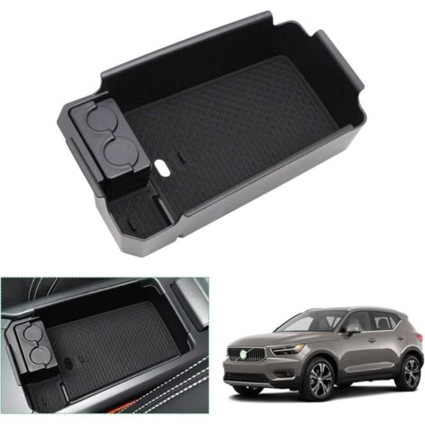 Bardusch-XC40 2018-2022 Boîte de Rangement pour Accoudoir,Accessoires Volvo XC40 (Noir) (1/5)