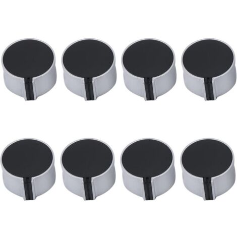 Bardusch-Lot de 8 boutons de cuisinière à gaz, 8 mm, boutons pour cuisinière, accessoires de cuisine (1/5)