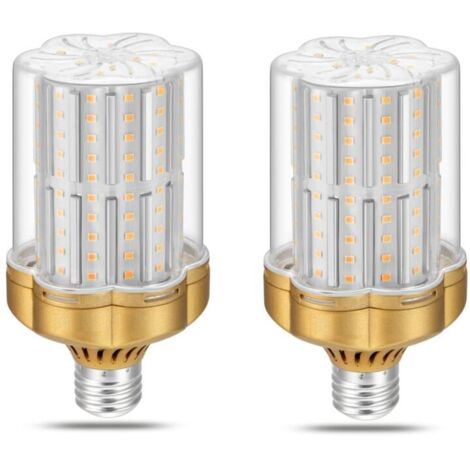 Bardusch-Lot de 2 Ampoule LED E27 30W, Blanc Chaud 3000K (Équivalent 250W Ampoule Incandescente) 3500LM Non Dimmable, Sans Scintillement (1/5)