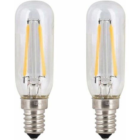 Bardusch-Lot de 2 ampoules LED 4W SES pour hotte aspirante E14 Blanc froid 6000K T25 Ampoules à filament de tube 40W Remplacement à incandescence Petite vis Edison Appareil non dimmable pour hotte (1/5)