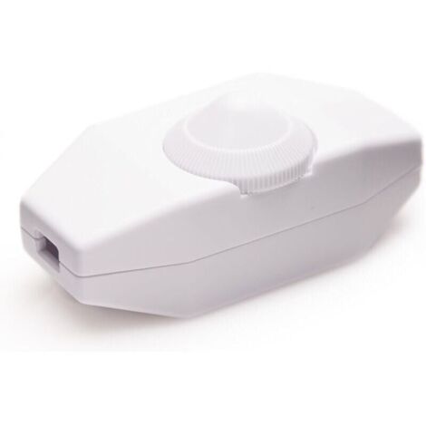 Bardusch-Variateur de lumière, interrupteur rotatif avec 220 230V blanc, bouton poussoir pour LED dimmable
