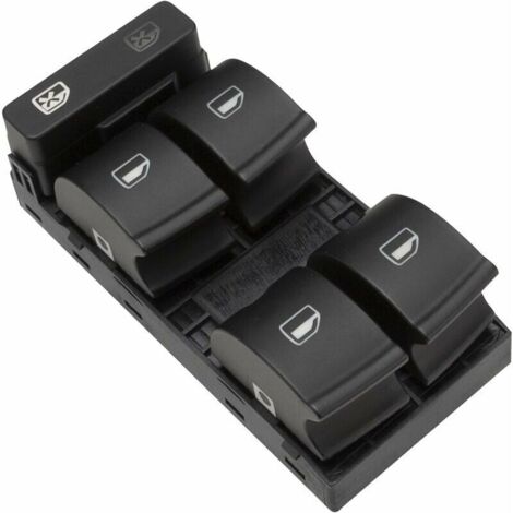 Bardusch-Interrupteur Commande Leve vitre, Bouton électrique pour fenêtre 8E0959851 8E0959851B for A4 B6 B7 Seat Exeo (1/5)