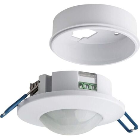 Bardusch-Détecteur de Mouvement Intérieur, Montage Encastré et en Saillie au Plafond, programmable, Capteur Infrarouge, 6m / 360°, LED adapté, Max. 1200W/ 500W (1/5)