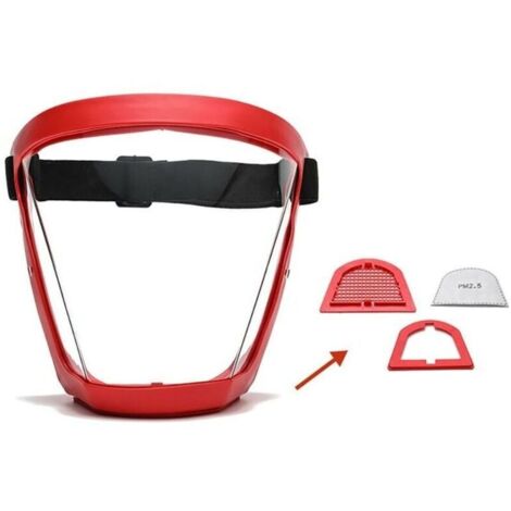 Bardusch-Écran Facial, Écran Facial Complet De Protection Transparent, Écrans Faciaux Transparents, Protection des Yeux, Sécurité De Protection Personnelle À Couverture Complète (1/4)