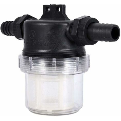 Bardusch-Pompe à eau filtre filet arroseur réglable en ligne Transparent maille crépine arrosage outil pour jardinage pompe à eau(interface:20mm) (1/5)