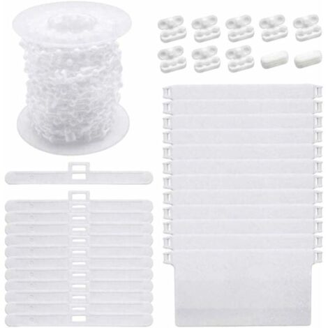 Bardusch-Stores Verticaux Accessoires Rouleau Rideau Perle Corde Connecteur Clips Bricolage Rouleau Store Montage pour Maison Chambre Cuisine (1/5)