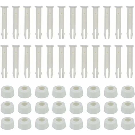 Bardusch-Lot de 24 broches pour piscine 6 cm Avec capuchon Accessoires pour piscine (1/5)