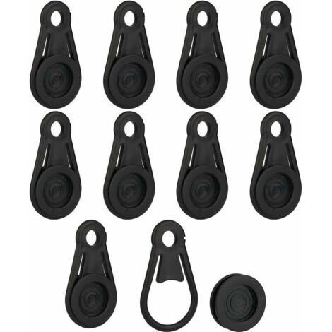 Bardusch-10 Pièces Clips de Bâche, Pince pour Bache, Pinces à Bâche Pinces à Pinces d'Arrimage pour Bâche pour Bâches de Voiture, Tentes, Auvents et Bâches de Piscine (1/5)