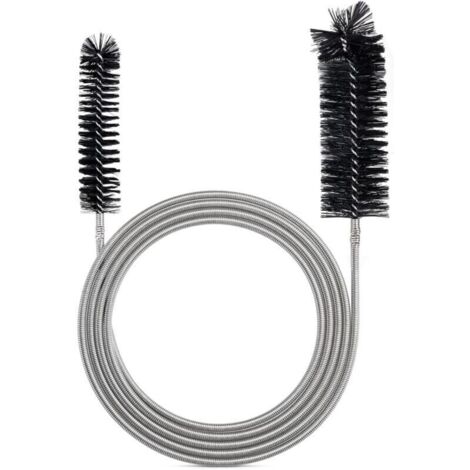 Bardusch-Brosse de nettoyage flexible pour tube d'alimentation Outil de nettoyage de tuyau Noir(2M) (1/5)
