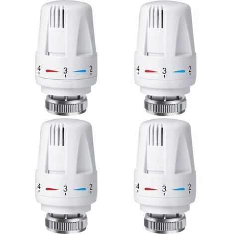 Bardusch-Tête thermostatique de radiateur PCS, tête de thermostat de radiateur TRV M30 x 1,5, vanne thermostatique de radiateur, vannes de radiateur de radiateur (1/5)