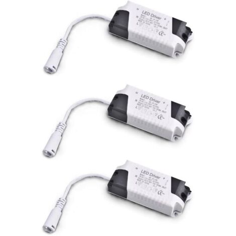 Bardusch-Pack x3 Transformateur Driver 18W 24W DC, entrée multi tension 85 265V Ac 50/60Hz, sortie 36 72 Vdc 240 260 mA. Valable pour remplacer les downlights et autres équipements LED (1/4)
