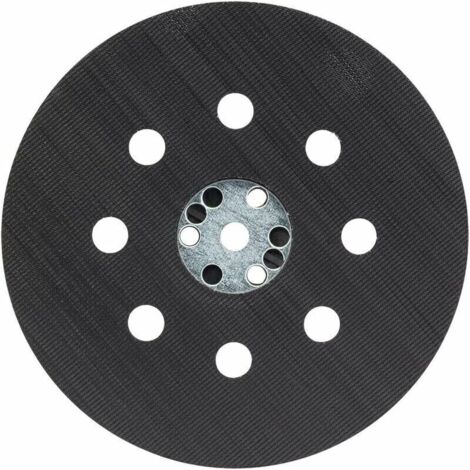 Bardusch-Plateau de Ponçage Mi Dur (pour Peinture, Mastic, 8 Trous, Ø 125 mm, Accessoires Ponceuses Excentriques) (1/5)