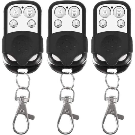 Bardusch-Lot de 3 tlcommandes universelles, Code Fixe, avec frquence de 433,92 MHz, pour Portail Automatique (1/5)