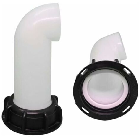 Bardusch-Bec de Vidange avec éCrou, Buse de RéServoir Deau Valve 1000l IBC Rallonge de Cuve, Extension Deau de Pluie Buse d'Extension Buse de Tuyau Adaptateur Universel pour Raccord Robinet Cuve IBC (1/5)