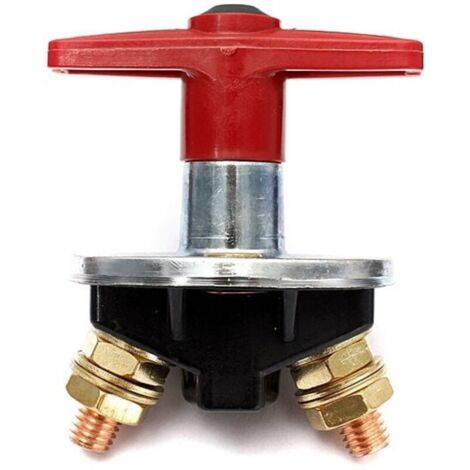 Bardusch-Isolateur de Batterie à Clé Fixe de 200 Amp Interrupteur D'Arrêt Coupé Interrupteur électrique 12V / 24V Commutateur électrique Robuste (1/5)