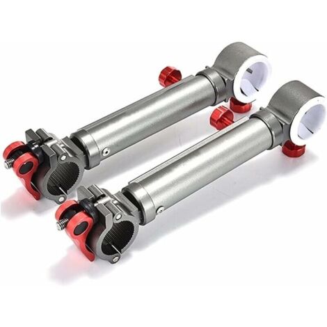 Bardusch-2 pièces de support de parapluie pour chaise de pêche Outils de fixation de support de parapluie universel clip de fixation de 360 °(argenté) (1/5)