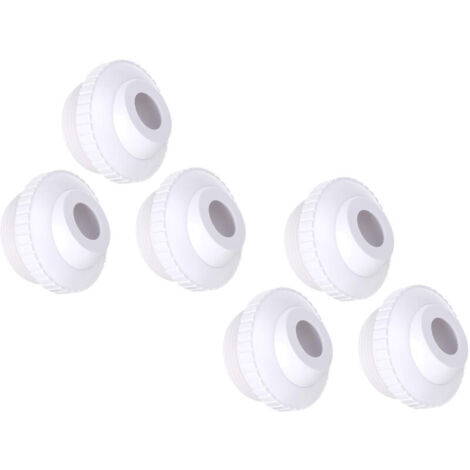 Bardusch-Buse de Piscine, Buse de Refoulement Piscine, Buse D'entrée pour Piscine, Buse de Retour de Piscine, Buse pour Baignoire Spa, Piscine/Lot de 6