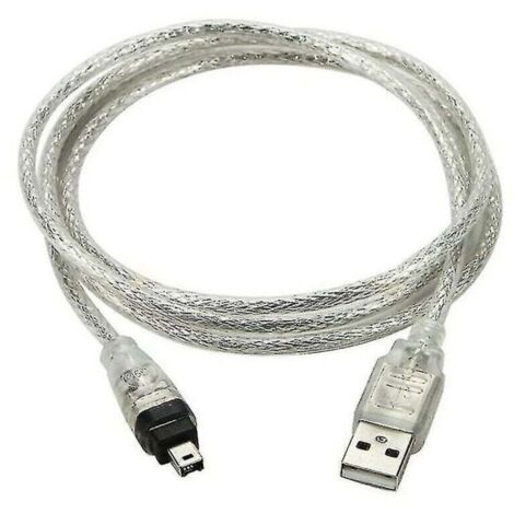 Bardusch-Câble adaptateur USB mâle vers Firewire Ieee 1394 4 broches Ilink câble 1394 pour Sony (1/2)