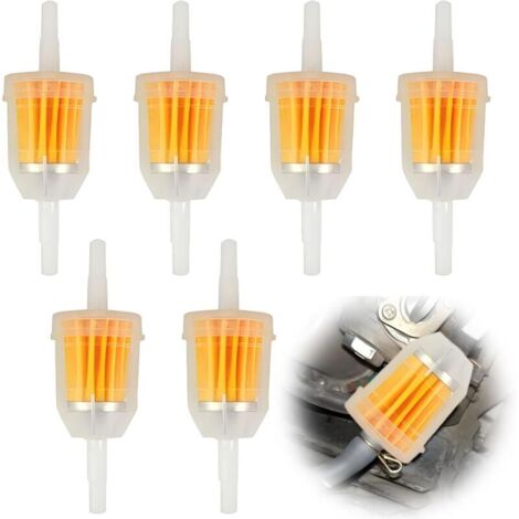 Bardusch-6 Pièces FiltreAEssence,FiltreEssence,Filtres À Essence En Ligne,Filtre Essence Moto,Filtres À Carburan,Pour Scooter,Filtre À Essence Universel À Vitesse,Moto,Générateur,Tondeuse À Gazon, Aut (1/5)