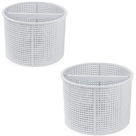Bardusch-2pcs Panier de rechange pour écumoire de piscine, pour modèles Hayward SPX1082CA et Aladdin B-152, panier d'écumoire SP1082 SP1083 SP1084 1085 1086 (1/5)
