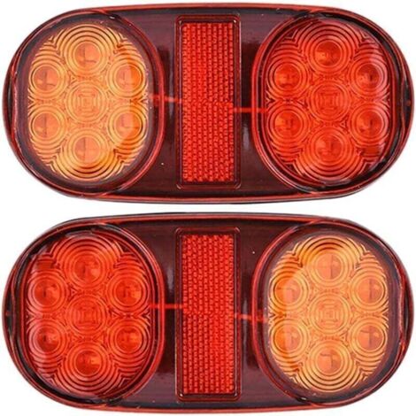 Bardusch-Feux arrière de remorque à LED 12 V, 2 feux arrière de remorque à LED étanches (1/4)