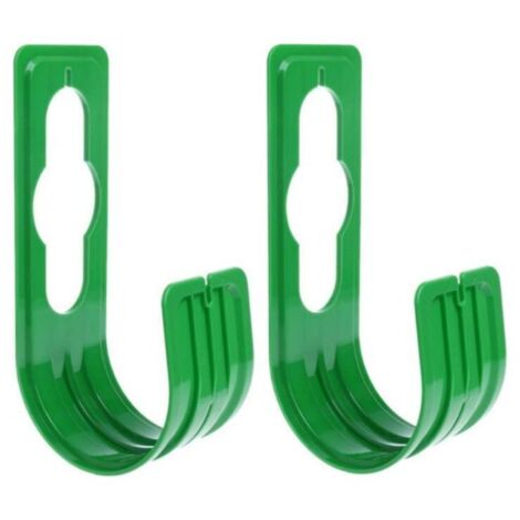 Bardusch-Lot de 2 supports de tuyau d'arrosage - Support de tuyau d'arrosage, crochet de tuyau, organisateur de tuyau, support de tuyau flexible, crochet de tuyau d'arrosage extérieur, vert (1/5)