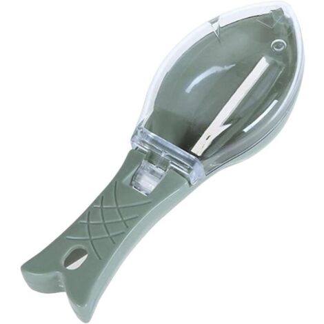Bardusch-Outil de descenteurs de poisson - Échelles de nettoyage de nettoyage, brosse de grattage des poissons 6.30 2,17 pouces de dissolvant à échelle tranchante pour le filet, la brosse de poisson (1/5)