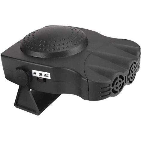 Bardusch-Chauffage de voiture, chauffage rapide 2 en 1 avec fonction de chauffage et de refroidissement, antibuée, 12 V, 150 W, allume-cigare à 3 prises, noir (1/5)