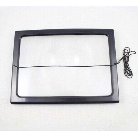 Bardusch-Loupe de lecture A4 pour pages entières avec 4 lumières LED et grossissement 3x