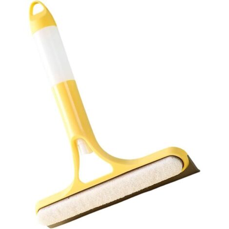 Bardusch-Éponge de nettoyage de vitres en plastique et silicone, raclette tout usage, outil de nettoyage de verre en silicone (1/5)