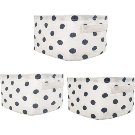 Bardusch-Panier de rangement en tissu imprimé - 20x15x15cm -panier à linge - (B-2PCS) (1/3)