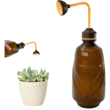 Bardusch-Arrosoir 450 ml – inversible – semis/plantes délicates – intérieur – marron
