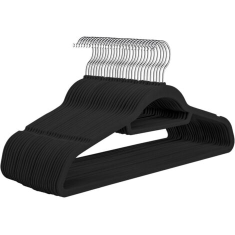 Bardusch-Lot de 30 cintres antidérapants en ABS floqué, pour le rangement de vêtements à la maison. Porte-vêtements magique et sans coutures""" (1/5)