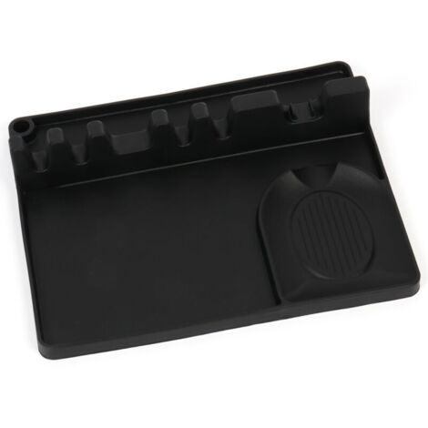 Bardusch-Ensemble de repose-cuillère en silicone, porte-cuillère pour cuisinière/dessus de table, repose-ustensiles en silicone de qualité alimentaire avec tampon anti-goutte (1/5)