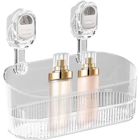 Bardusch-Étagères de douche à aspiration puissante, amovibles, avec trous de vidange, pas de forage requis. (1/5)