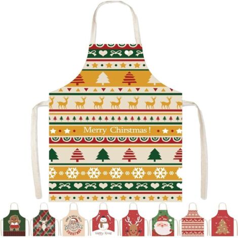 Bardusch-Tablier Noël 65x75 cm – étanche/réglable – fête/barbecue – cadeau cuisine (1/3)