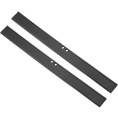 Bardusch-Lot de 2 raclettes de rechange pour portes de douche en verre de 25,4 cm, noir (1/5)