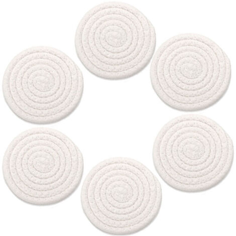 Bardusch-Lot de 6 dessous de plat isolants pour la maison, 11 cm, en corde de coton tissée... (1/5)