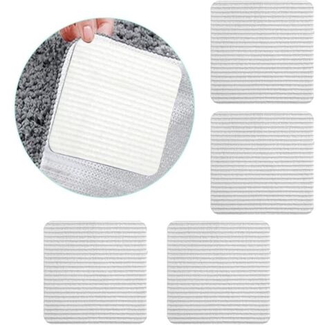 Bardusch-Lot de 4 patins antidérapants pour tapis de sol stratifiés 10 x 10 cm (1/5)