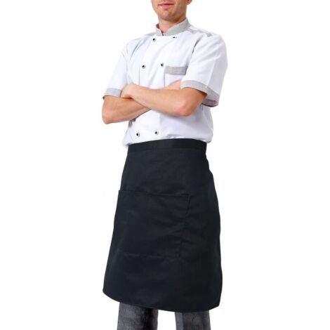 Bardusch-Tablier avec Poches Unisexe Tablier de Cuisine (Noir) (1/5)
